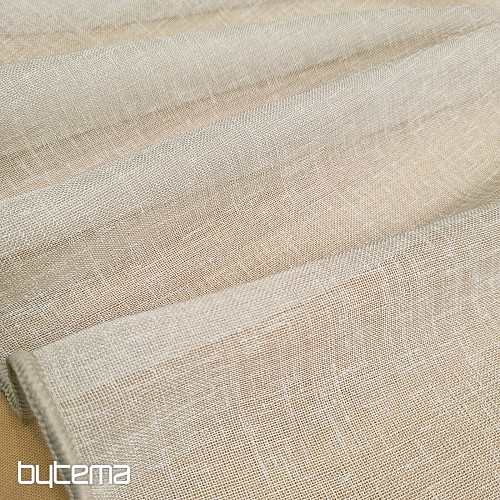 Rideau de luxe GERSTER 11334 gris-beige