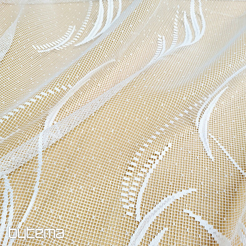 Rideau Jacquard V2502 blanc