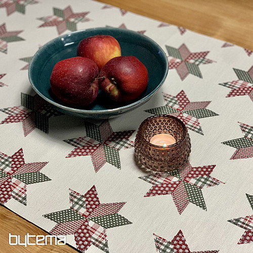 Nappe et foulard de Noël STAR SHELLEY