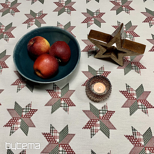 Nappe et foulard de Noël STAR SHELLEY