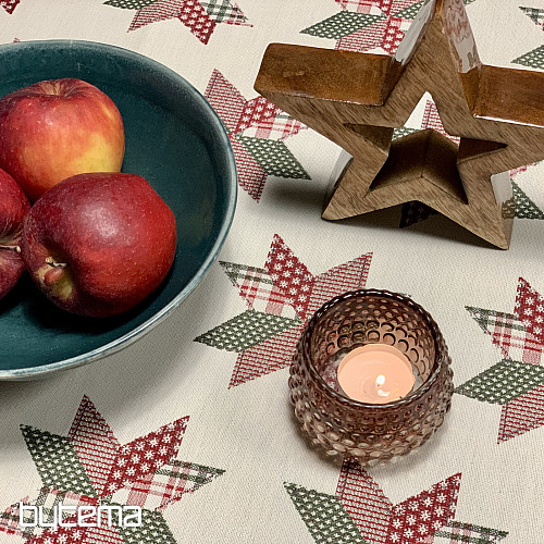 Nappe et foulard de Noël STAR SHELLEY