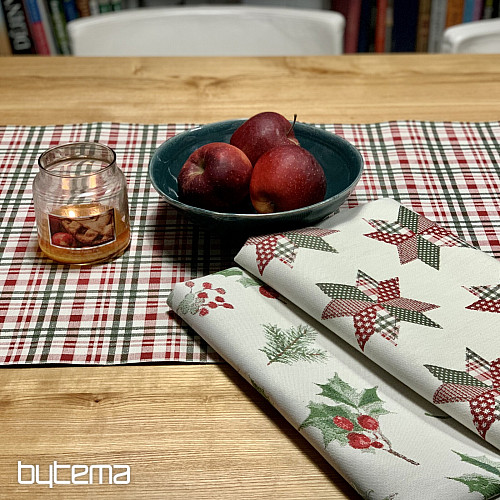 Nappe et foulard de Noël STAR SHELLEY