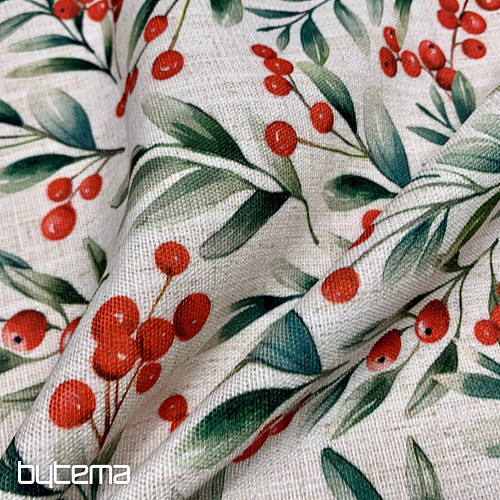 Nappe décorative BAIES DE NOËL