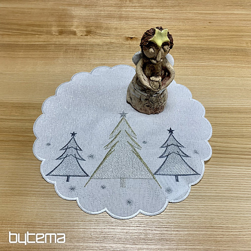 Set de table GRIS ARBRES DORÉS