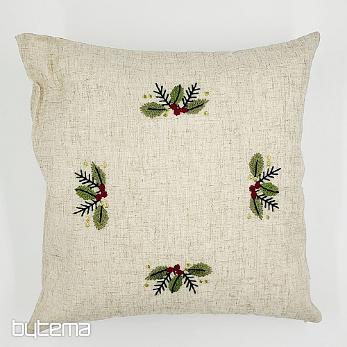 Couverture brodée Branches COLORÉES