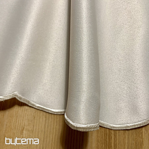 Nappe ronde en téflon crème