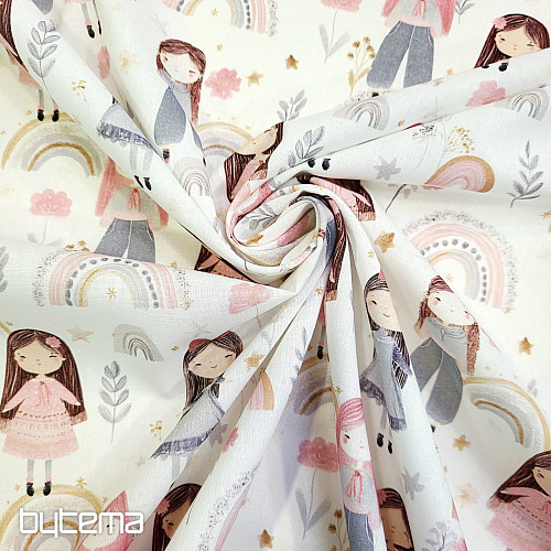 Tissu en coton FILLES