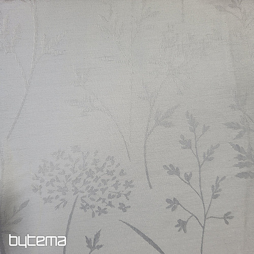 Damas de coton luxueux RIO GRIS CLAIR