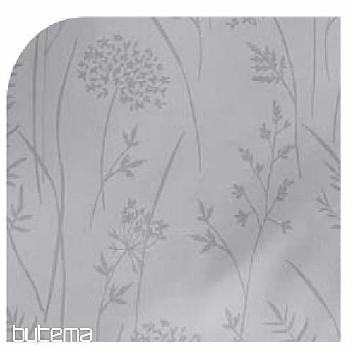 Damas de coton luxueux RIO GRIS CLAIR