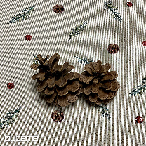 Nappe ronde tapisserie de Noël OISEAU HIVER