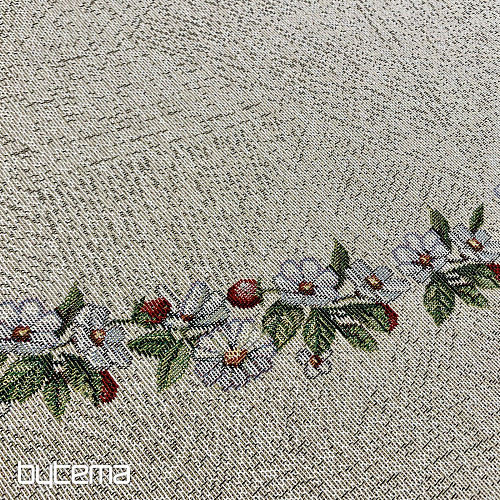 Nappe ronde en tapisserie ROCK BY THE FENCE