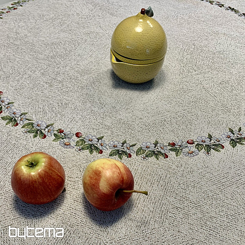 Nappe ronde en tapisserie ROCK BY THE FENCE