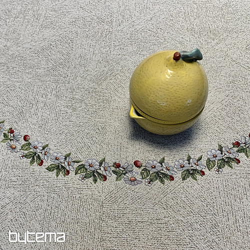 Nappe ronde en tapisserie ROCK BY THE FENCE