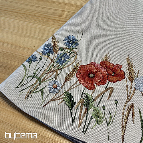 Nappe ronde en tapisserie FLEURS SAUVAGES
