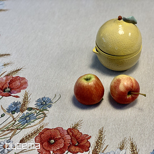 Nappe ronde en tapisserie FLEURS SAUVAGES