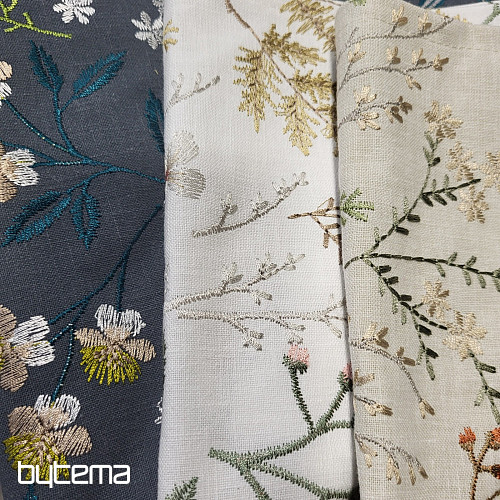 Écharpe brodée GINGER TM. GREEN