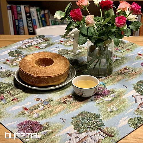 Nappe et foulard en tapisserie VENKOV