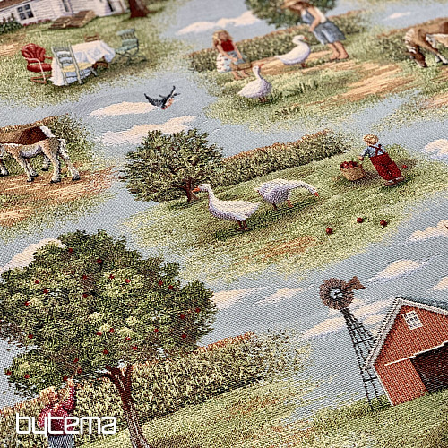 Nappe et foulard en tapisserie VENKOV