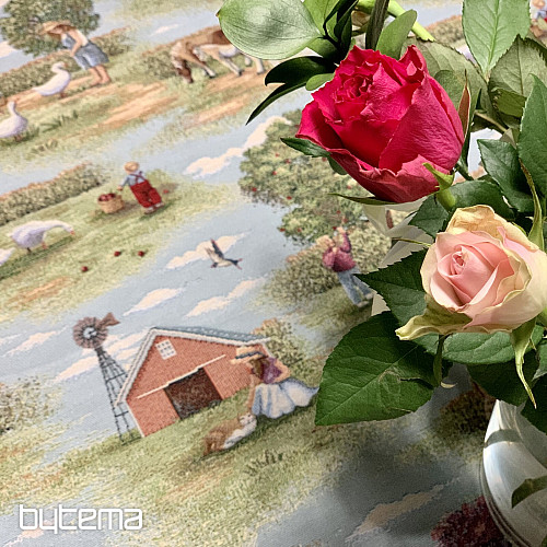 Nappe et foulard en tapisserie VENKOV