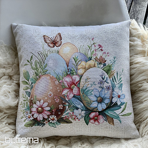 Couverture décorative de Pâques ŒUFS DANS L'HERBE