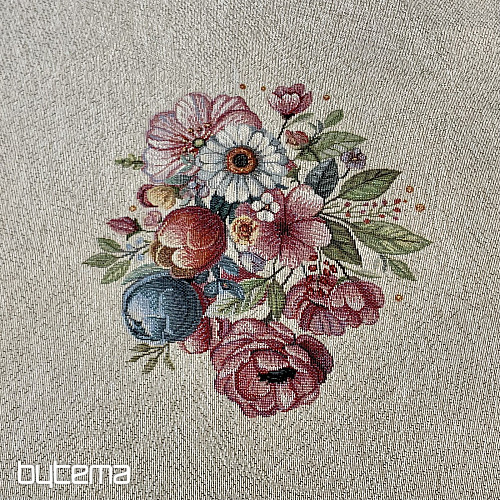 Nappe et foulard en tapisserie VACANCES DE PRINTEMPS