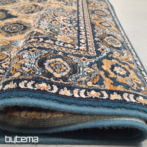 Tapis de luxe en laine ISFAHAN Forenza émeraude/émeraude