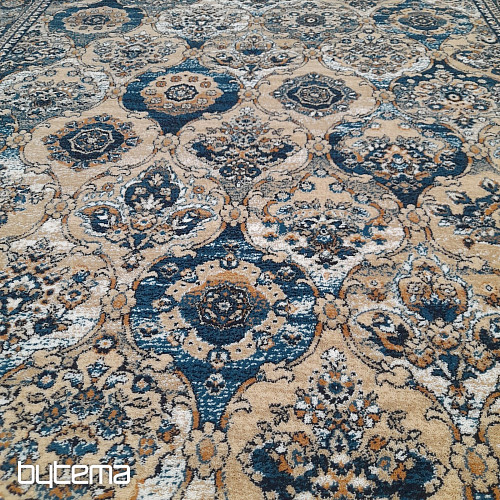Tapis de luxe en laine ISFAHAN Forenza émeraude/émeraude