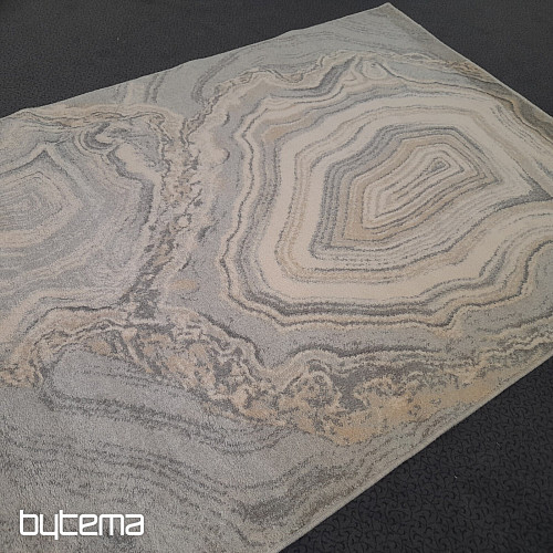 Tapis de laine luxueux ISFAHAN Efez gris