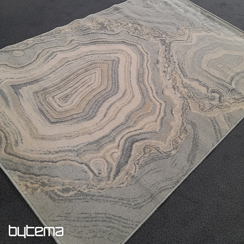 Tapis de laine luxueux ISFAHAN Efez gris