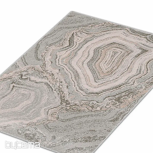 Tapis de laine luxueux ISFAHAN Efez gris