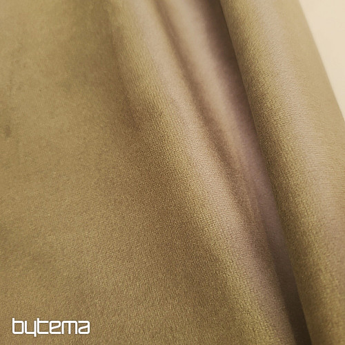 Tissu décoratif monochrome de luxe GERSTER 77042/0200 MARRON