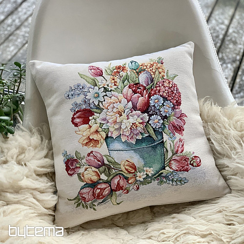 Taie d'oreiller en tapisserie BOUQUET DE PRINTEMPS