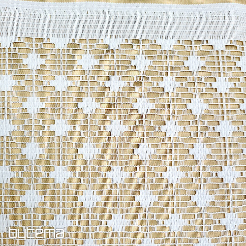 Rideau Jacquard ZORA blanc