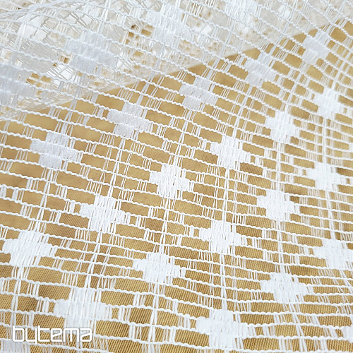Rideau Jacquard ZORA blanc