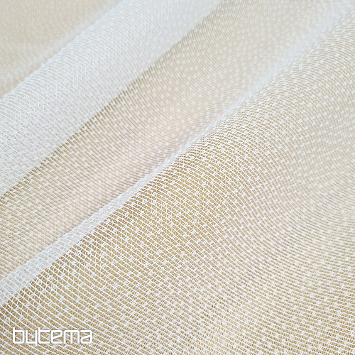 Rideau Jacquard INGRID blanc