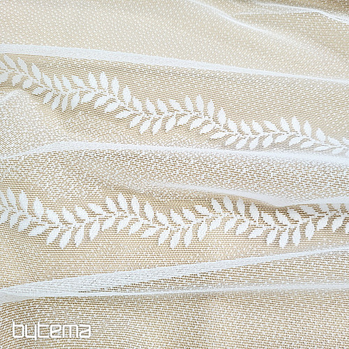 Rideau Jacquard INGRID blanc