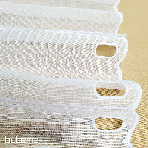 Rideau en vitrail FLEURS ROUGES