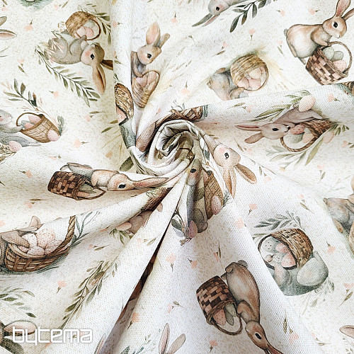 Tissu décoratif LAPIN BÉNI