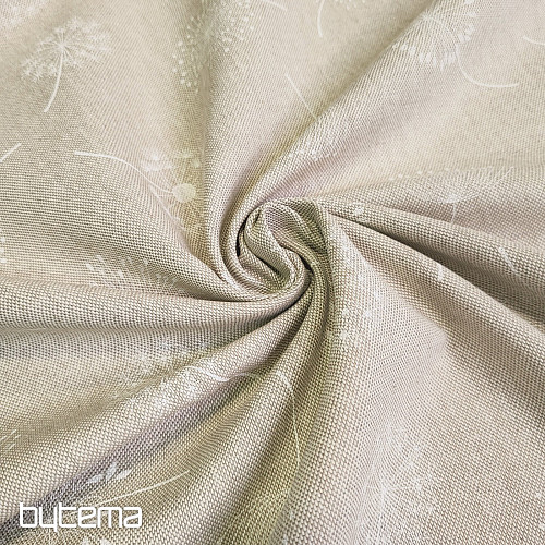 Tissu décoratif PISSENLIT EN FLEURS