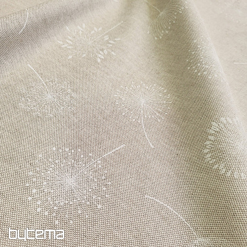 Tissu décoratif PISSENLIT EN FLEURS