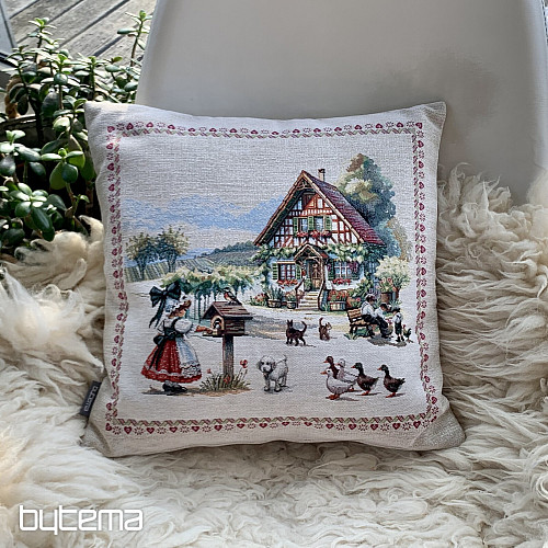 Taie d'oreiller en tapisserie DVOREK