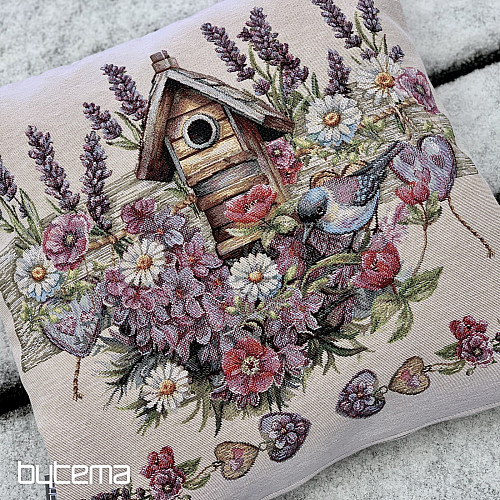 Taie d'oreiller en tapisserie BIRDHOUSE