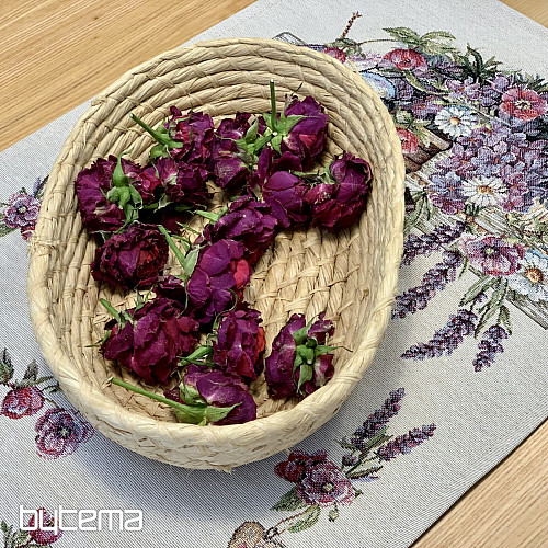 Nappe et foulard en tapisserie BIRDHOUSE