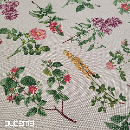 Tissu décoratif PISSENLIT EN FLEURS