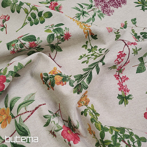 Tissu décoratif PISSENLIT EN FLEURS