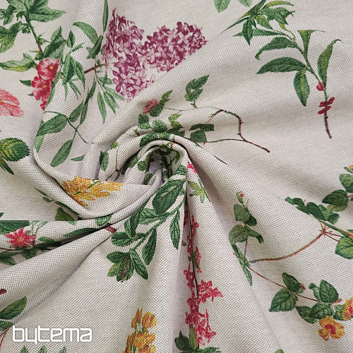 Tissu décoratif PISSENLIT EN FLEURS