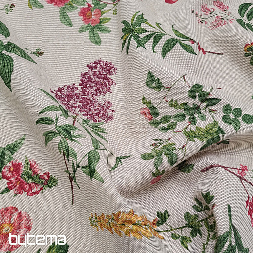 Tissu décoratif PISSENLIT EN FLEURS