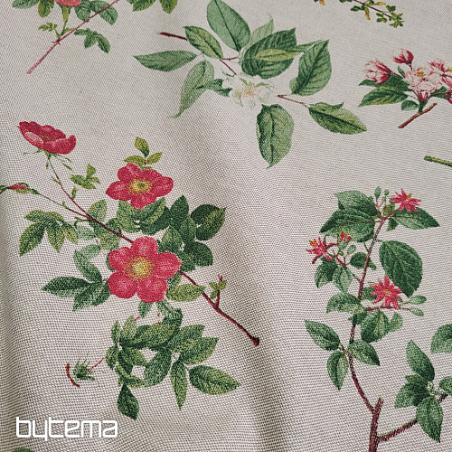 Tissu décoratif PISSENLIT EN FLEURS