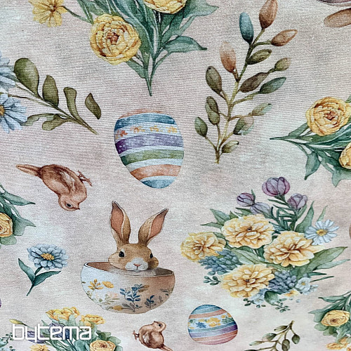 Tissu décoratif BUNNY LONNIE beige