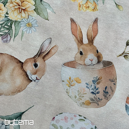 Tissu décoratif BUNNY LONNIE beige